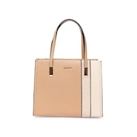 Cartera Briganti Satchel BRI-CS2501 Beige/Hueso