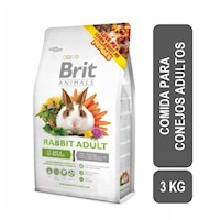 Brit Animals Rabbit Conejo Adulto 3 Kg