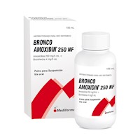 Bronco Amoxidin NF 250 mg/5 mL Polvo para Suspensión