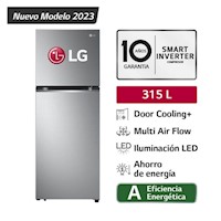 Refrigeradora LG DoorCooling 315LT GT31BPP Plateada