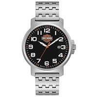 Reloj Bulova Harley Davidson 76B187 Edicion Limitada Acero Inoxidable Dial Negro