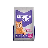 Comida Gato Supercat Delic Felin Pollo Carne Atun Sardin 9kg