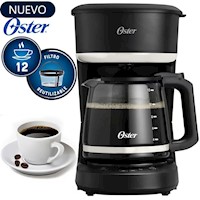 Cafetera Oster Progamable Filtro reutilizable BVSTDCP121B -Negra