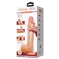 Dildo Realista Piel Deslizante y Articulado 24cm Ø 5cm Consolador
