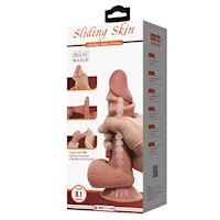 Dildo Realista Piel Deslizante Articulado 21.8 cm Ø 4.6 cm Consolador