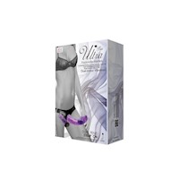 Dildo Realista Vibrador Doble con Arnés 17.5 cm x Ø 4.5 cm BDSM Strap
