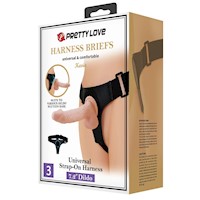 Dildo y Arnés Universal Ajustable Kevin 19 cm x Ø 3.7 cm BDSM Strap On