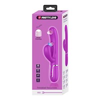 Vibrador Rabbit Sexual Femenino 3 en 1 Succionador y Pulsación Fucsia