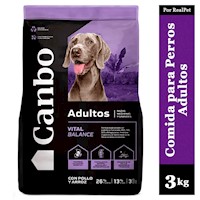 Comida Perro Adulto Mediano Grande Canbo Balance Pollo 3 kg