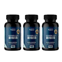 minoxidil 5mg & L.Citina & Colageno 60 capsulas Dermo Sumak 3UND