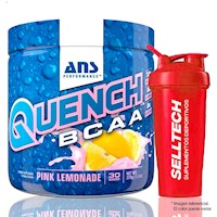 Aminoácidos Ans Quench Bcaa 30 Serv Pink Lemonade + Shaker