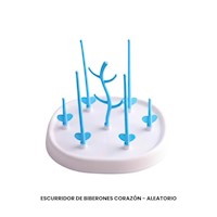 ESCURRIDOR DE BIBERONES CORAZÓN - ALEATORIO