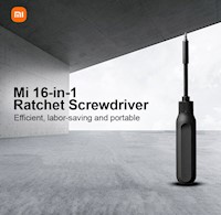 DESTORNILLADOR XIAOMI RATCHET 16 EN 1 BROCAS DE ALEACION DE ACERO S2