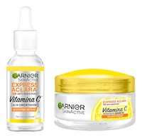 KIT x2 Garnier Express Aclara Serum Día + Hidratante en Gel