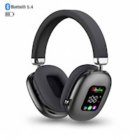 Audífonos Inalámbricos Bluetooth AKZ 616BT Vincha Ajustable con Pantalla Digital