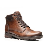 BOTIN HOMBRE PEGADA CUERO CASTANHO/BROWN 181313-10