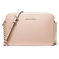 Cartera Crossbody de Cuero Michael Kors Rosa