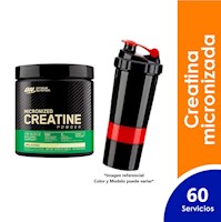 Creatina 300 gr Optimum Nutrition + Shaker Aleatorio