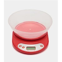 Balanza de Cocina 1gr a 5kg Digital Gramera Rojo