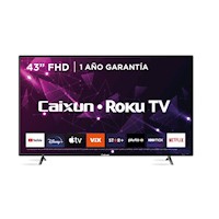 TELEVISOR CAIXUN 43" SMART TV HD ROKU C43V1FR