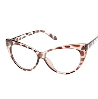 Montura De Lentes CAT EYE Atigrado Marrón