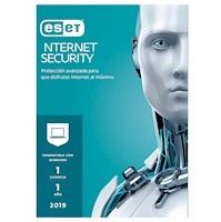ESET Internet Security 2020 Lic. Box pack CD-ROM 1 PCs Español - S11020159