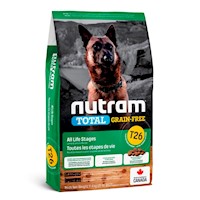 Comida Perro Alergicos Nutram T26 Cordero Libre de Grano 11.4kg