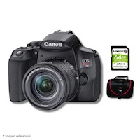 Cámara Canon EOS T8i EF-S 18-55MM + Kit Básico