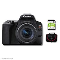 Cámara Canon EOS SL3 + Lente EF-S 18-55MM IS STM + Kit Básico
