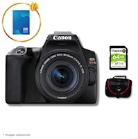 Cámara Canon EOS SL3 + Lente EF-S 18-55MM IS STM + Kit Básico
