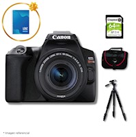 Cámara Canon EOS SL3 + Lente EF-S 18-55MM IS STM + Kit Deluxe