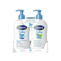 Shampoo Jabon + Crema para Bebé Cetaphil 399ml