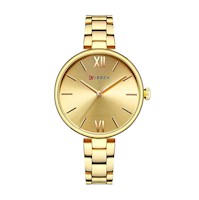Reloj Curren Mujer Acero Dorado CUR-M-7