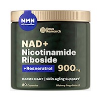 Reus Research Nad+ Resveratrol 900mg 80 Capsulas