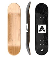 Tabla de Skate Arcade de Madera 8.5" - Negro