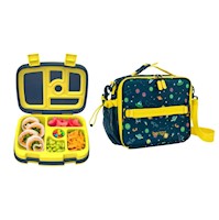 Set Lonchera y Porta Lonchera Bentgo Kids - Space