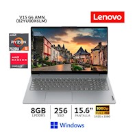 Laptop Lenovo V15 G4 AMD Ryzen 5 7520U 8GB, 256GB SSD, 15.6" FHD-82YU00X6LM