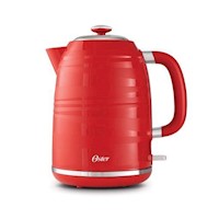 Hervidor eléctrico Oster rojo 1.7 L BVSTKT4177M
