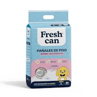 Fresh Can Pañales De Piso Regular 40Un