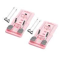 Tabla Fitness Multifuncional 6 en 1 Rosa 980g 2 und