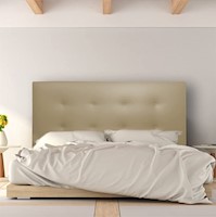 Cabecera de Cama Siena Beige 1.5 Plaza