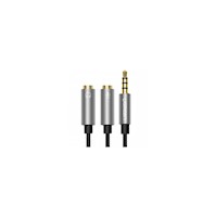 Cable splitter 3.5mm audio macho a audífonos micrófono hembra ugreen