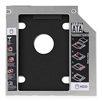 Caddy 2nd Hdd Ssd Disco Duro Sata Cd Dvd-rom Laptop 9.5mm