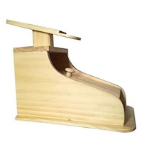 Caja De Lustrar Zapatos Para Zapateros En Madera Clara