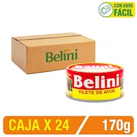 Filete De Atún Belini En Aceite Vegetal 170G Caja x 24 Uni
