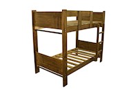 CAMAROTE 1.5 PLAZAS PINO DE 1.5 X 6 APANELADO- ACABADO ENVEJECIDO