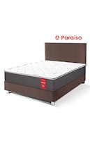 Juego de Dormitorio Paraiso Super Star 1.5 plz. - chocolate