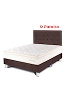 Juego de Dormitorio Paraiso Royal Prince Queen - chocolate