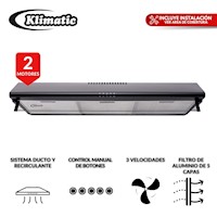 Campana Lineal Klimatic CK902NE/M