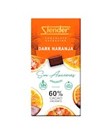 Chocolate Dark Naranja 60% sin azúcar / Slender - 100g
